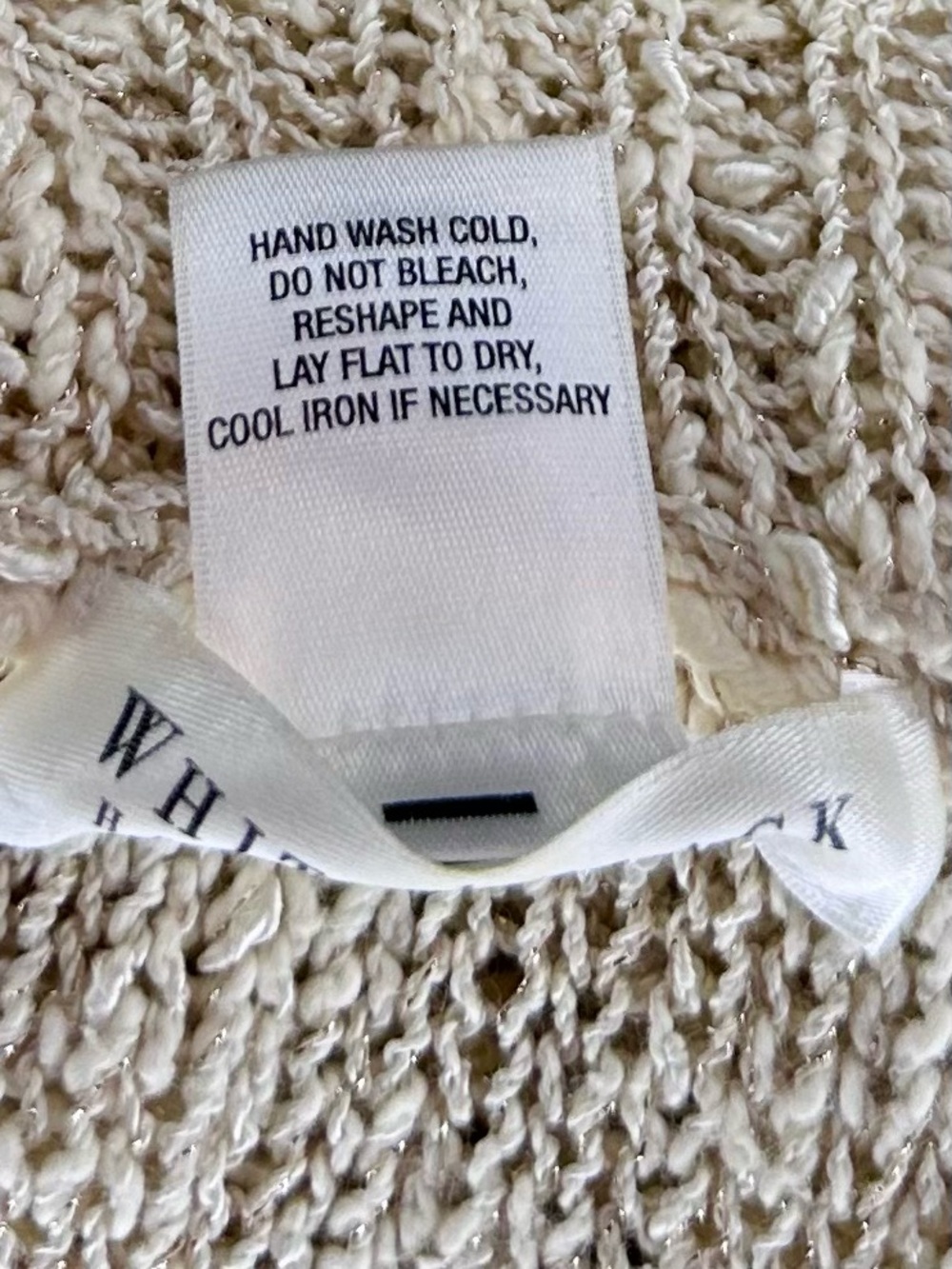 WHBM Cropped Open-Front Shawl Cardigan Size M - Picture 10 of 12